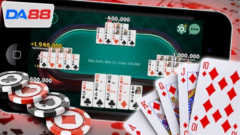 Các loại game bài DA88 đa dạng
